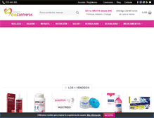 Tablet Screenshot of farmaciaevacontreras.com